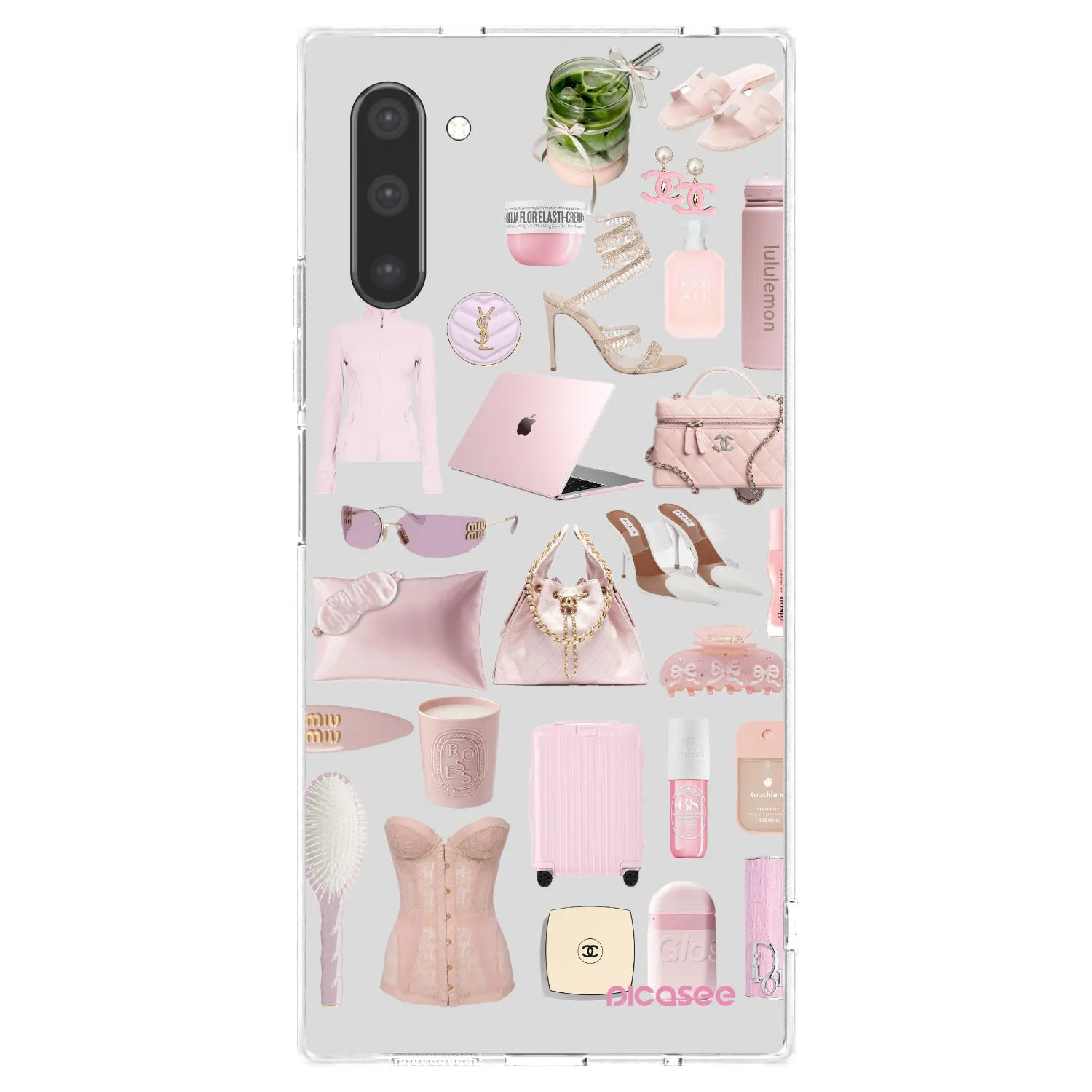 Picasee silikonowe przeźroczyste etui na Samsung Galaxy Note 10 N970F - Glam Babe