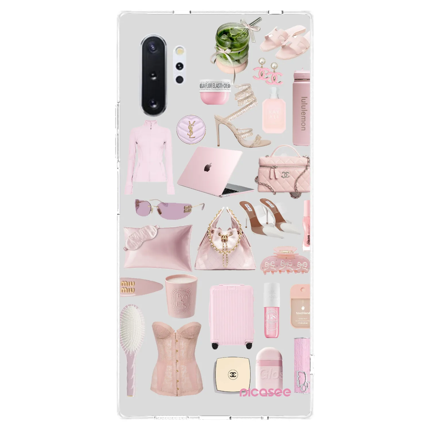 Picasee silikonowe przeźroczyste etui na Samsung Galaxy Note 10+ N975F - Glam Babe
