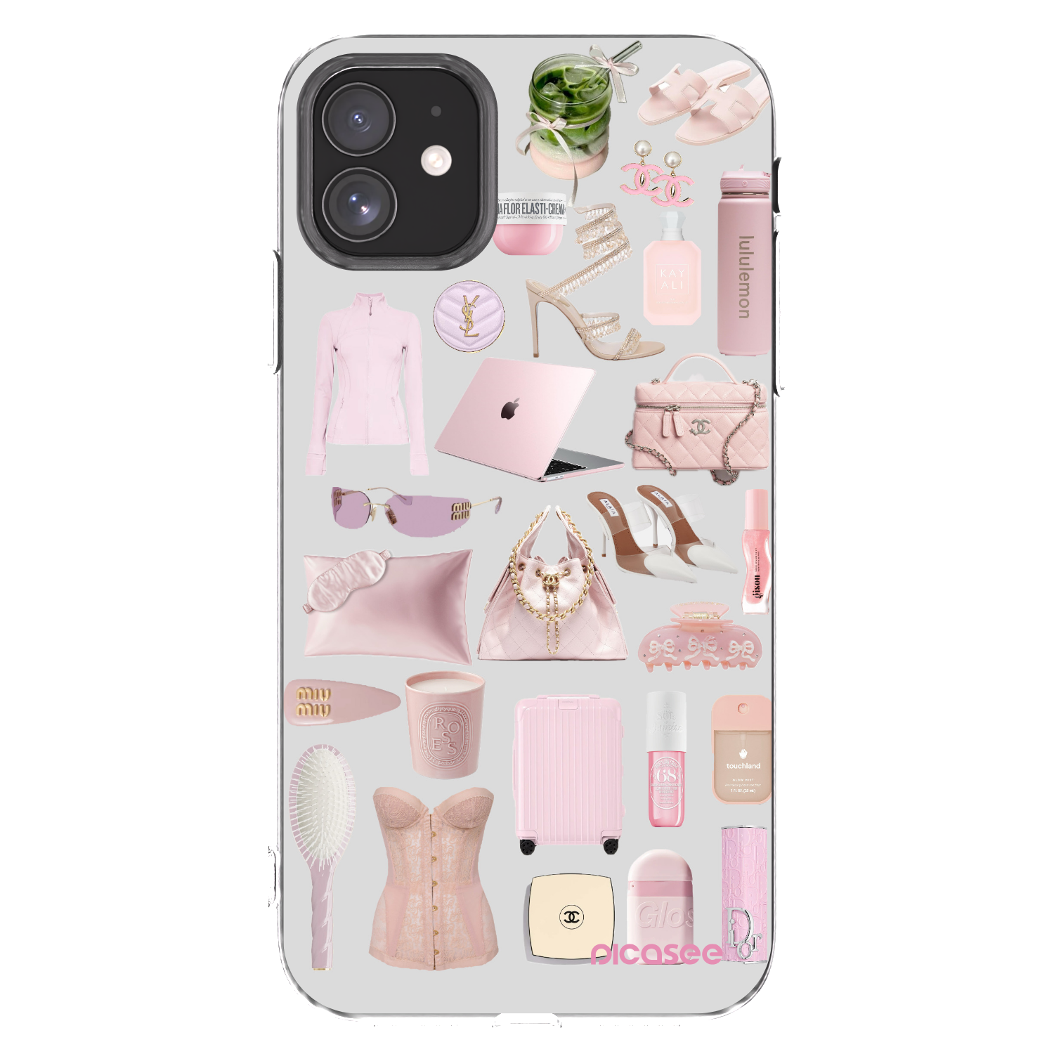 Picasee silikonowe przeźroczyste etui na Apple iPhone 11 - Glam Babe