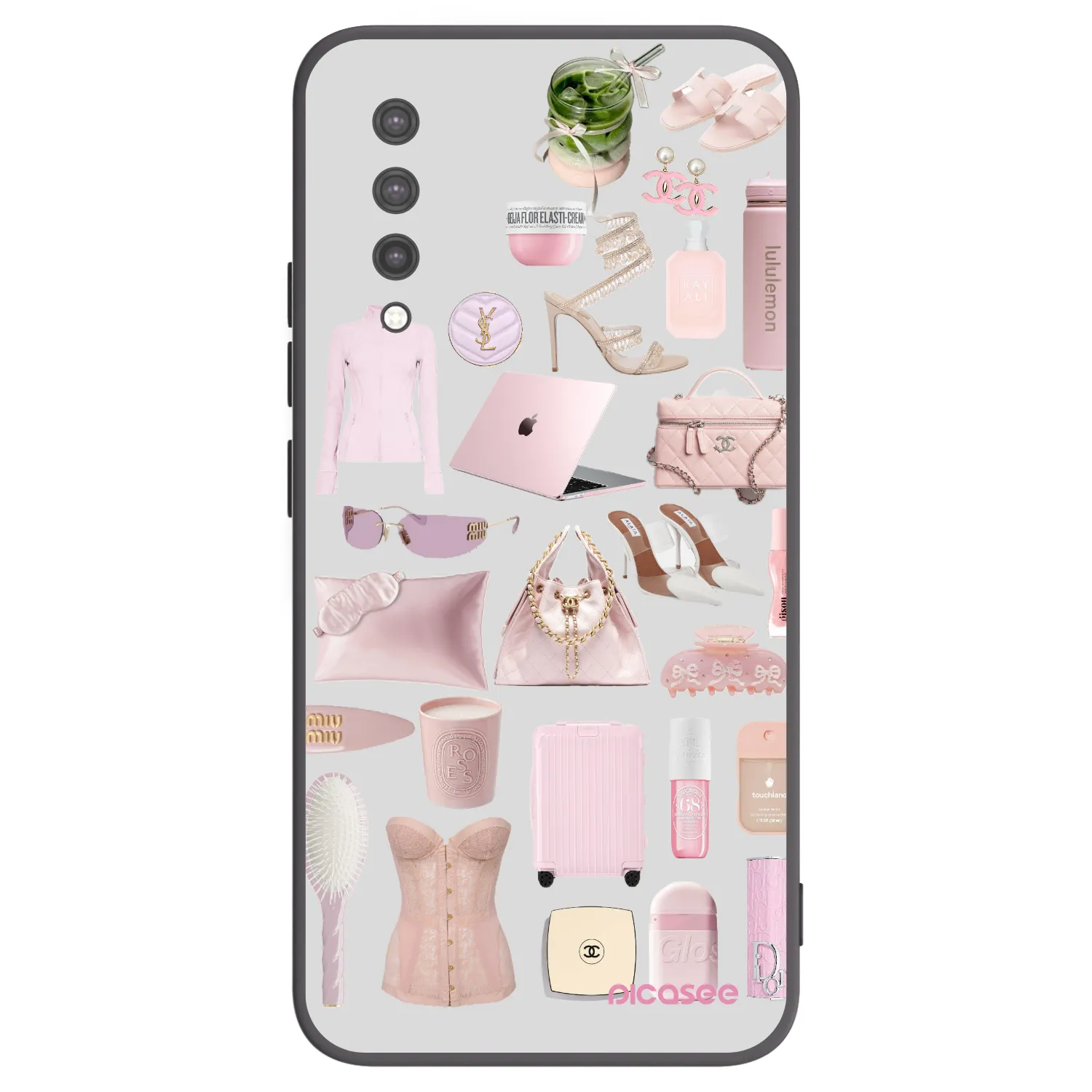 Picasee silikonowe czarne etui na Xiaomi Mi 9 Lite - Glam Babe