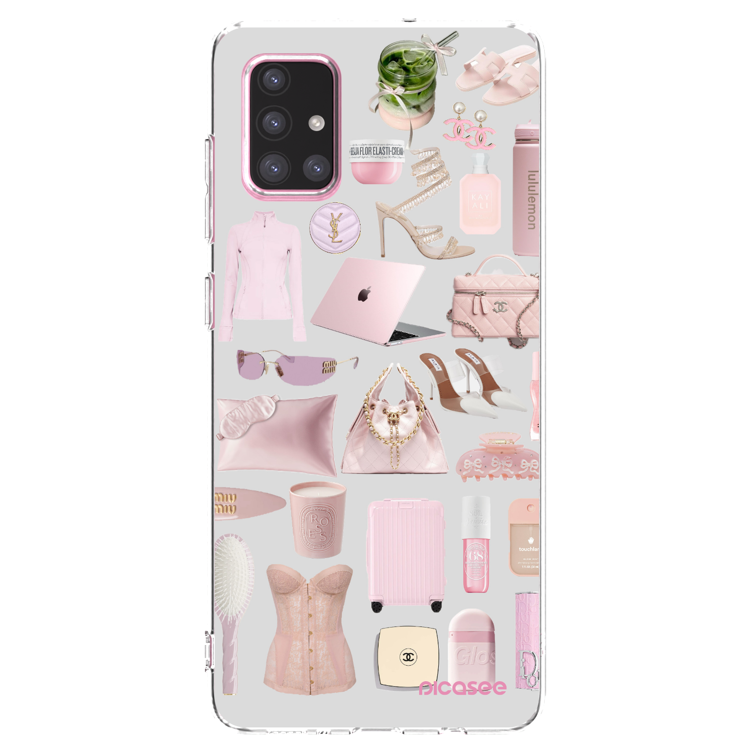 Picasee silikonowe przeźroczyste etui na Samsung Galaxy A71 A715F - Glam Babe