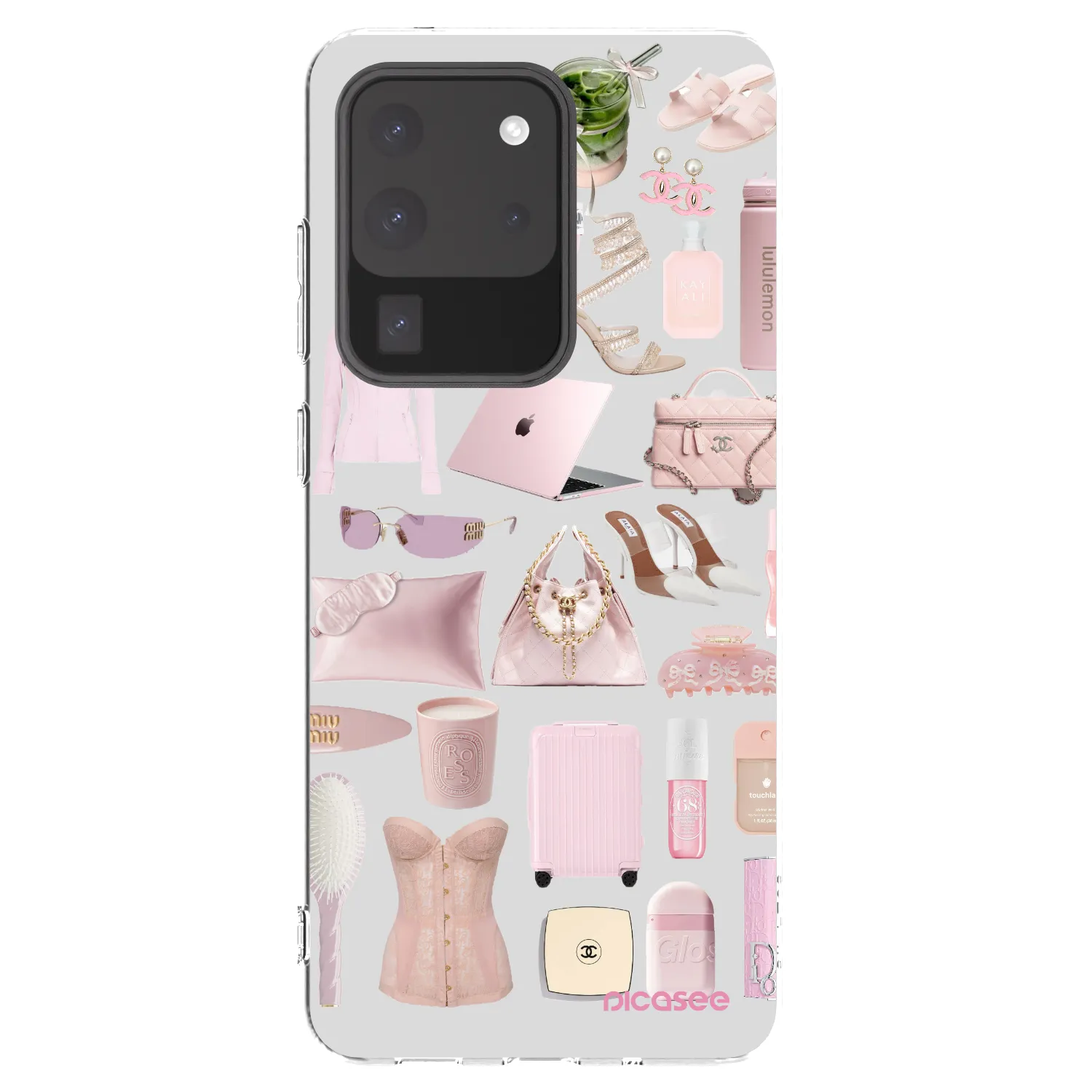 Picasee silikonowe przeźroczyste etui na Samsung Galaxy S20 Ultra 5G G988F - Glam Babe