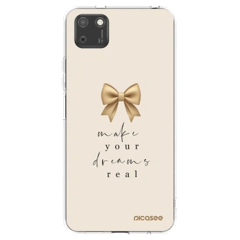 Picasee silikonowe przeźroczyste etui na Huawei Y5P - Golden Dream