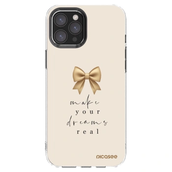 Picasee silikonowe przeźroczyste etui na Apple iPhone 12 Pro Max - Golden Dream