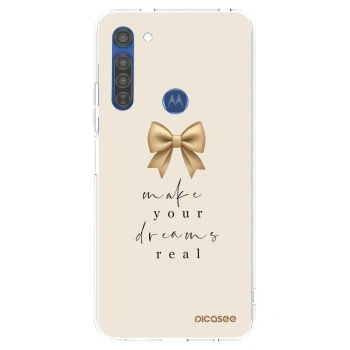 Etui na Motorola Moto G8 - Golden Dream