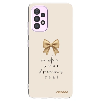 Picasee silikonowe przeźroczyste etui na Samsung Galaxy A32 5G A326B - Golden Dream