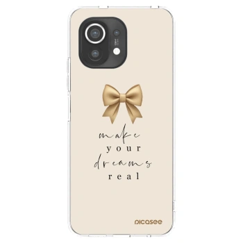 Picasee silikonowe przeźroczyste etui na Xiaomi Mi 11 - Golden Dream