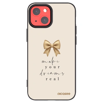 Picasee silikonowe czarne etui na Apple iPhone 13 mini - Golden Dream