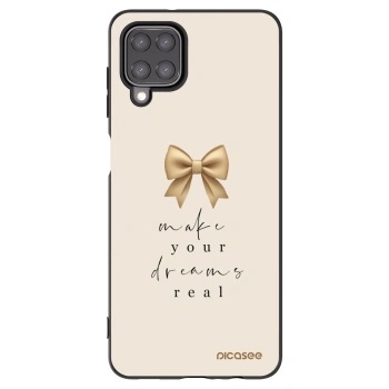 Picasee silikonowe czarne etui na Samsung Galaxy M12 M127F - Golden Dream