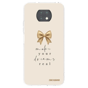 Picasee silikonowe przeźroczyste etui na Xiaomi Redmi Note 9T - Golden Dream