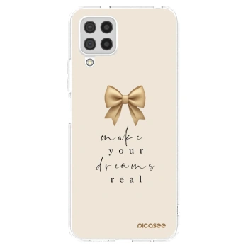 Picasee silikonowe przeźroczyste etui na Samsung Galaxy A22 A225F 4G - Golden Dream