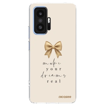 Picasee silikonowe przeźroczyste etui na Xiaomi 11T - Golden Dream