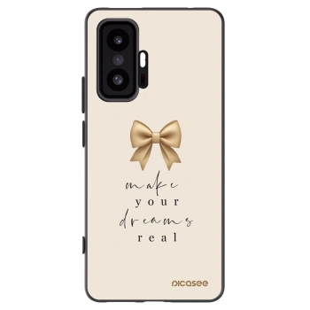 Picasee silikonowe czarne etui na Xiaomi 11T Pro - Golden Dream