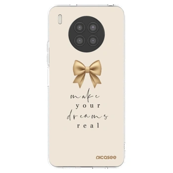 Picasee silikonowe przeźroczyste etui na Huawei Nova 8i - Golden Dream