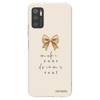 Picasee silikonowe przeźroczyste etui na Xiaomi Poco M3 Pro 5G - Golden Dream
