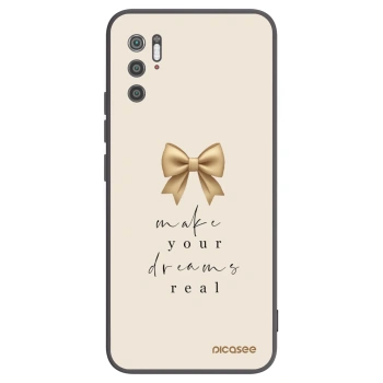 Picasee silikonowe czarne etui na Xiaomi Poco M3 Pro 5G - Golden Dream