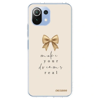 Picasee silikonowe przeźroczyste etui na Xiaomi 11 Lite 5G NE - Golden Dream