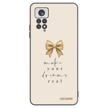 Picasee silikonowe czarne etui na Xiaomi Redmi Note 11 - Golden Dream