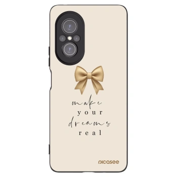 Picasee silikonowe czarne etui na Huawei Nova 9 SE - Golden Dream