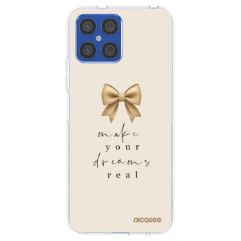 Picasee silikonowe przeźroczyste etui na Honor X8 4G - Golden Dream