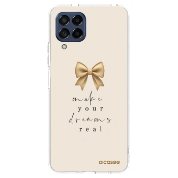 Picasee silikonowe przeźroczyste etui na Samsung Galaxy M53 5G - Golden Dream