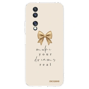 Picasee silikonowe przeźroczyste etui na Honor 70 - Golden Dream