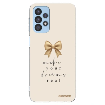 Picasee silikonowe przeźroczyste etui na Samsung Galaxy A23 A235F 4G - Golden Dream