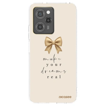 Picasee silikonowe przeźroczyste etui na Xiaomi Poco X5 Pro - Golden Dream