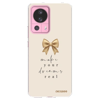 Picasee silikonowe przeźroczyste etui na Xiaomi 13 Lite - Golden Dream