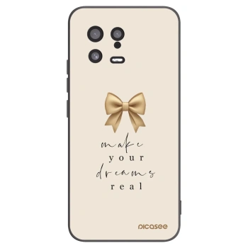 Picasee silikonowe czarne etui na Xiaomi 13 - Golden Dream