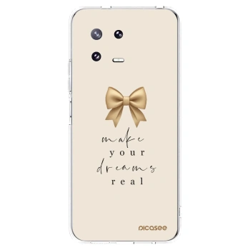 Picasee silikonowe przeźroczyste etui na Xiaomi 13 Pro - Golden Dream