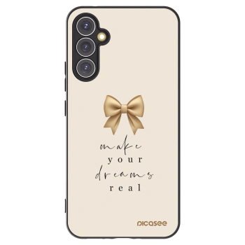 Picasee silikonowe czarne etui na Samsung Galaxy A34 5G A346B - Golden Dream