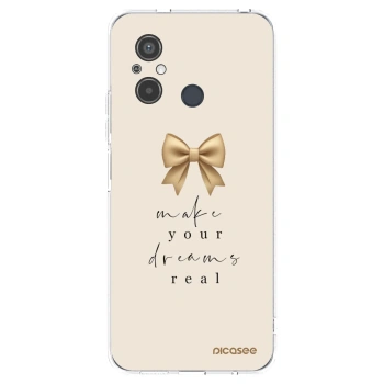 Picasee silikonowe przeźroczyste etui na Xiaomi Redmi 12C - Golden Dream