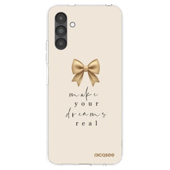 Picasee silikonowe przeźroczyste etui na Samsung Galaxy A04s A047F - Golden Dream
