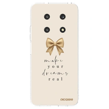 Picasee silikonowe przeźroczyste etui na Honor Magic4 Lite 5G - Golden Dream