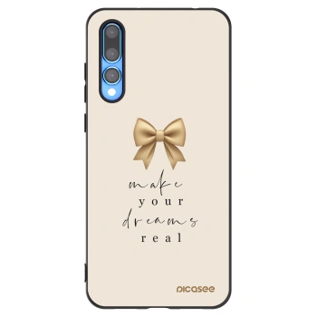 Picasee silikonowe czarne etui na Huawei P20 Pro - Golden Dream