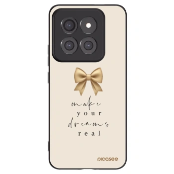 Picasee silikonowe czarne etui na Xiaomi 14 Pro - Golden Dream