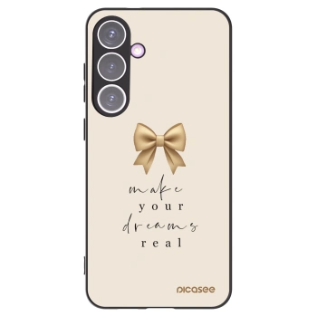 Picasee silikonowe czarne etui na Samsung Galaxy S24+ S926B 5G - Golden Dream