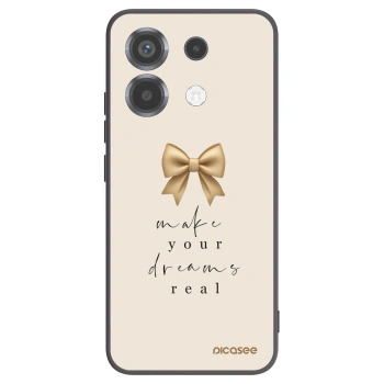Picasee silikonowe czarne etui na Xiaomi Poco X6 - Golden Dream