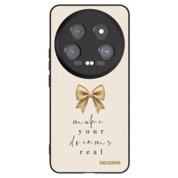 Picasee silikonowe czarne etui na Xiaomi 14 Ultra - Golden Dream