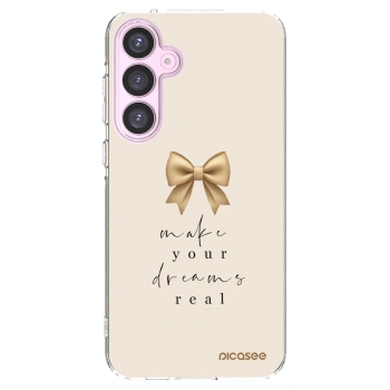 Picasee silikonowe przeźroczyste etui na Samsung Galaxy A55 5G A556B - Golden Dream