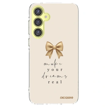 Picasee silikonowe przeźroczyste etui na Samsung Galaxy A35 5G A356B - Golden Dream