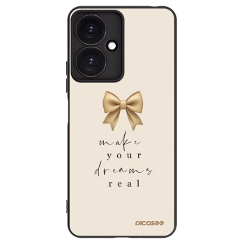 Picasee silikonowe czarne etui na Xiaomi Redmi 13C 5G - Golden Dream