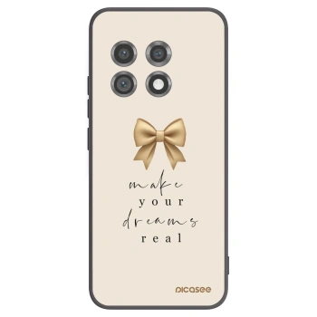 Picasee silikonowe czarne etui na OnePlus 11 5G - Golden Dream