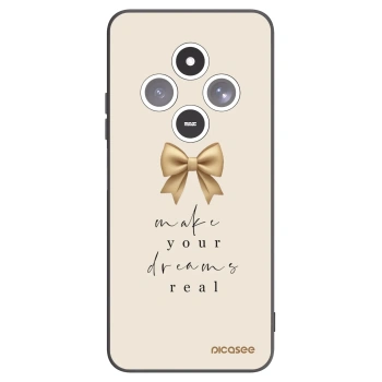 Picasee silikonowe czarne etui na Xiaomi Redmi 14C - Golden Dream