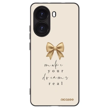 Picasee silikonowe czarne etui na Xiaomi Poco X7 Pro 5G - Golden Dream