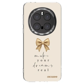 Picasee silikonowe przeźroczyste etui na Honor Magic7 Pro 5G - Golden Dream