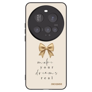 Picasee silikonowe czarne etui na Xiaomi 15 Ultra - Golden Dream