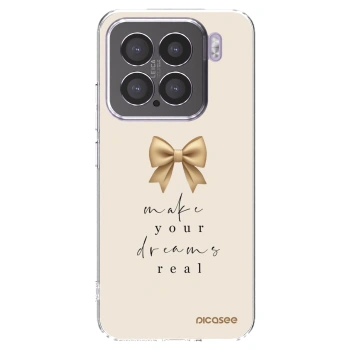 Picasee silikonowe przeźroczyste etui na Xiaomi 15 - Golden Dream