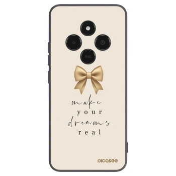 Picasee silikonowe czarne etui na Xiaomi Poco C75 - Golden Dream